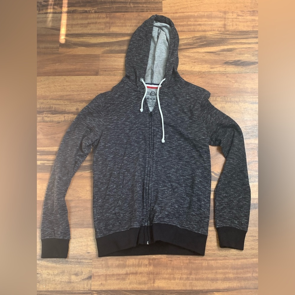 American Rag Zip Up Hoodie Sweatshirt Mens Medium
